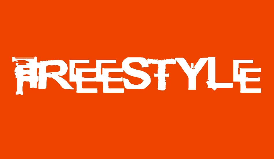 freestyler ancient f6(modified) font big