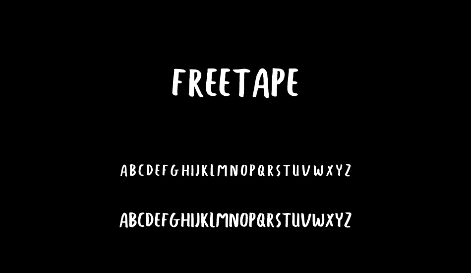 FREETAPE font