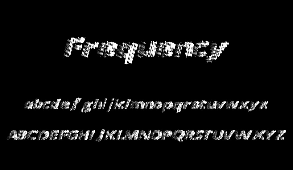 Frequency font