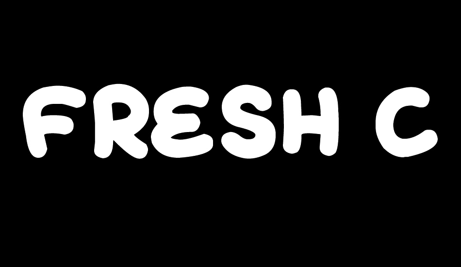 Fresh Cream font big