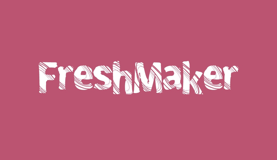 FreshMaker font big