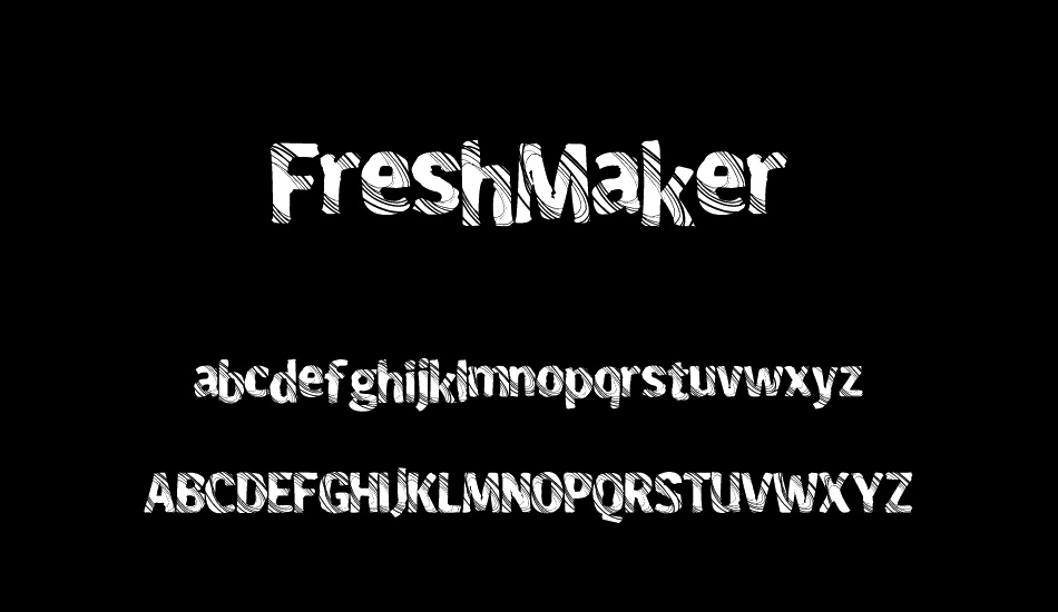 FreshMaker font