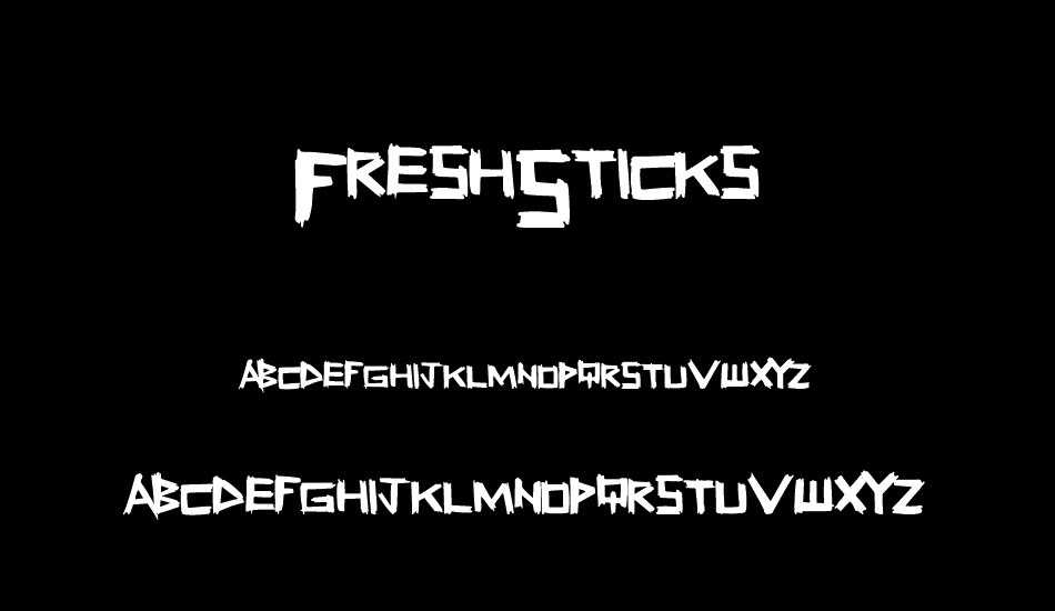 FreshSticks font