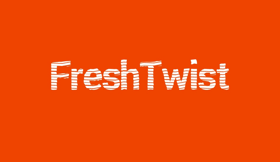 FreshTwist font big