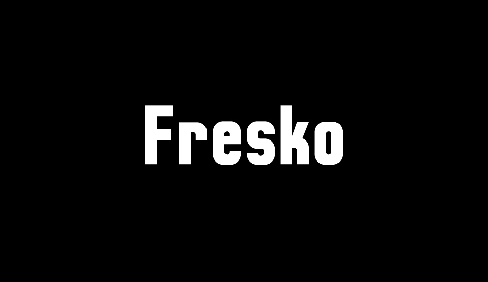 Fresko font big