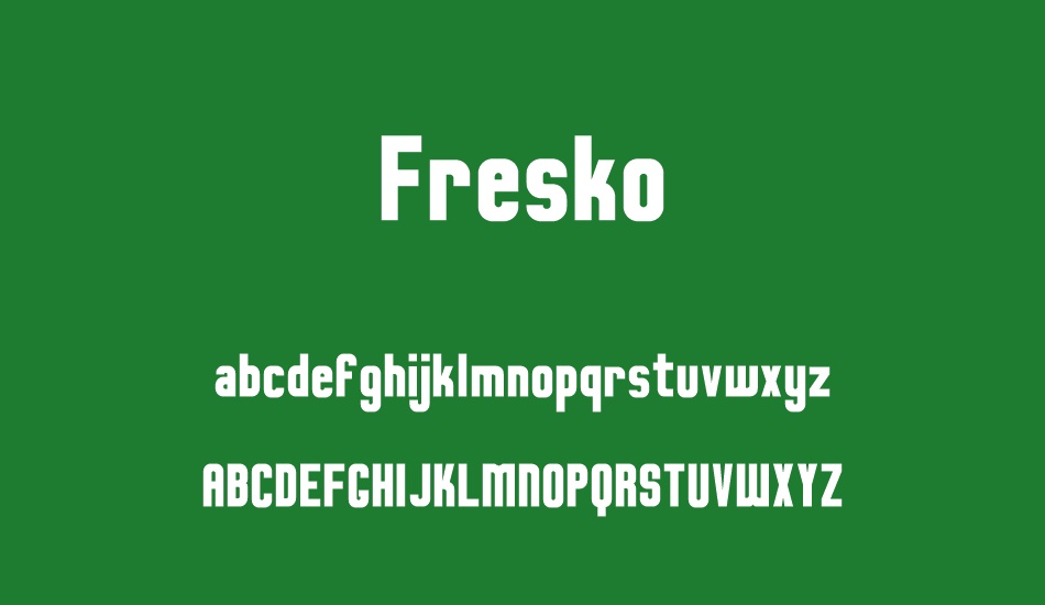 Fresko font