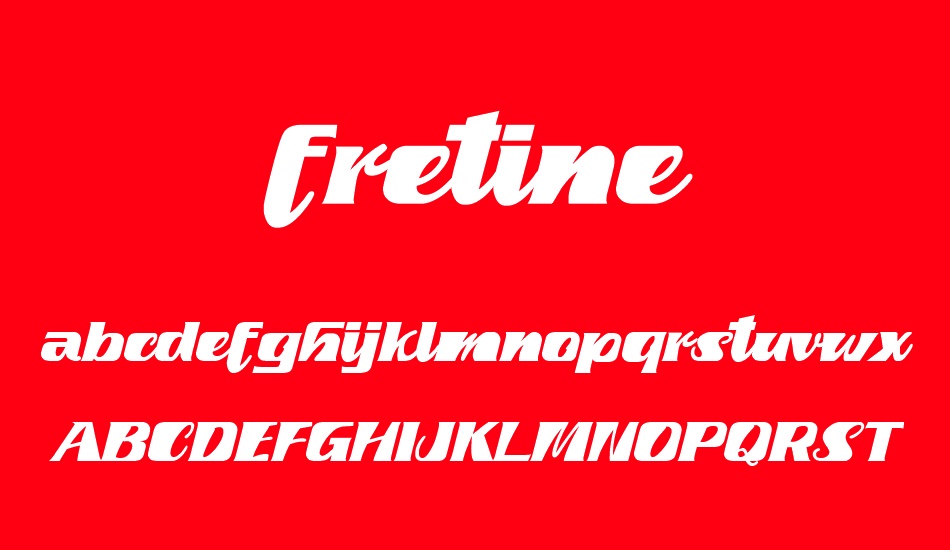 fretine font