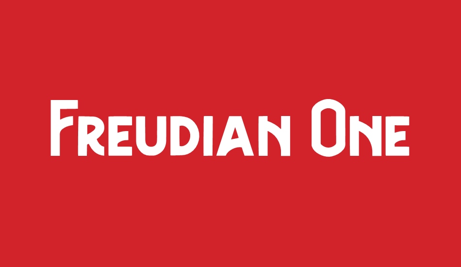 Freudian One font big