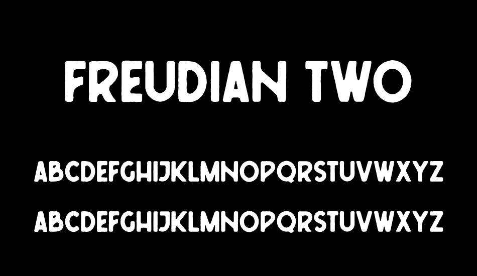 Freudian Two font