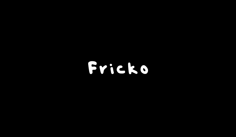 Fricko font big