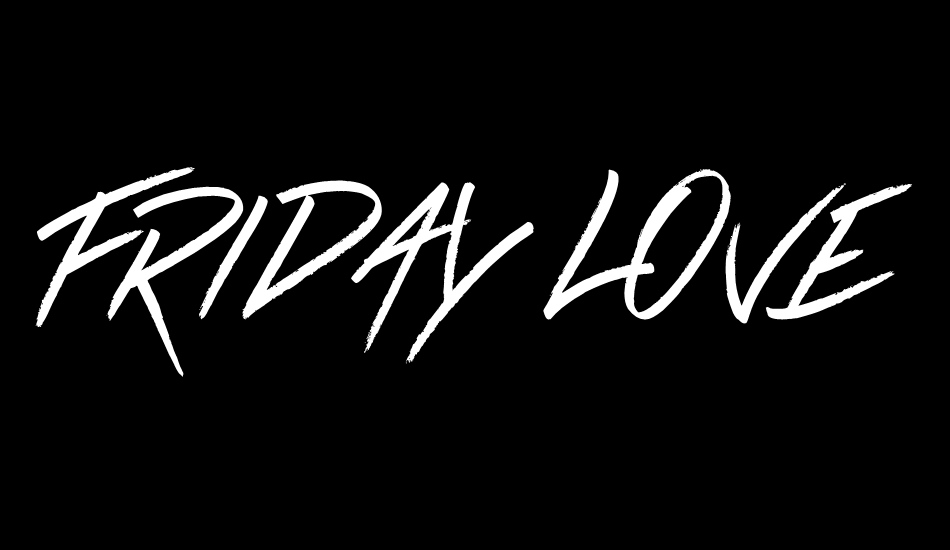 Friday Lovers font big