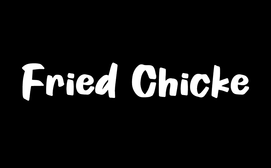 Fried Chicken font big