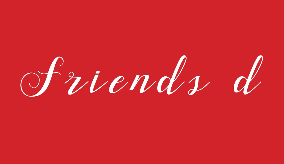 Friends da vinci font big