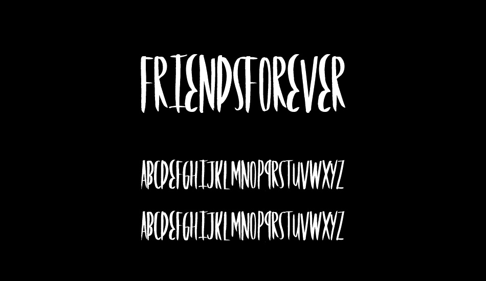 FriendsForever font