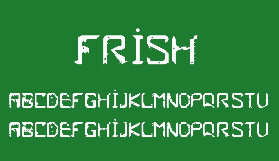 Frish font