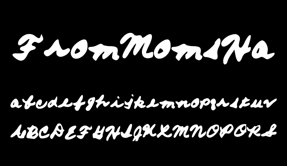 FromMomsHand font