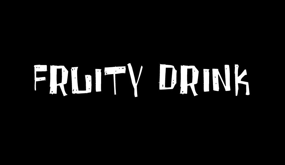 Fruity Drink font big