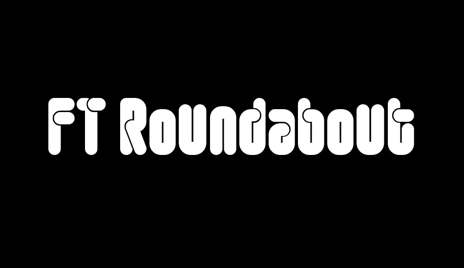 FT Roundabout font big