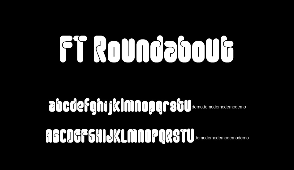 FT Roundabout font