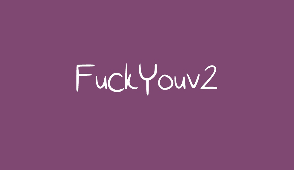 FuckYouv2 font big