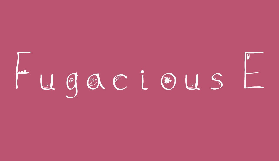 Fugacious Elixir font big