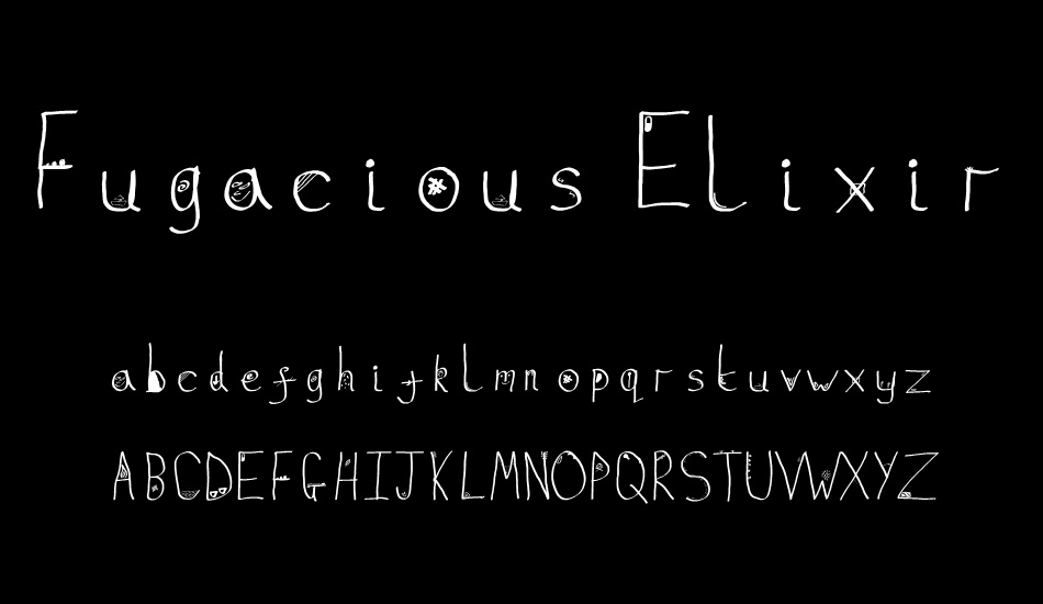 Fugacious Elixir font