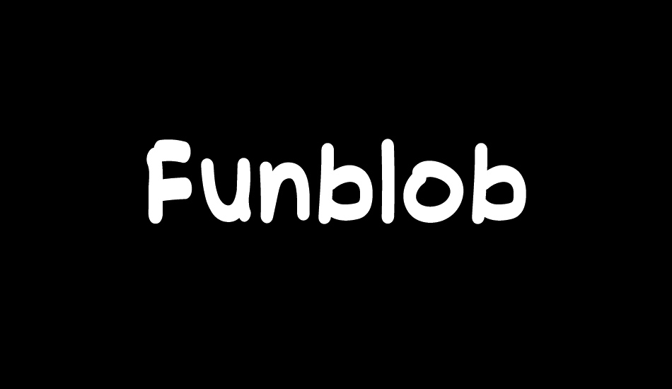 Funblob Free font big