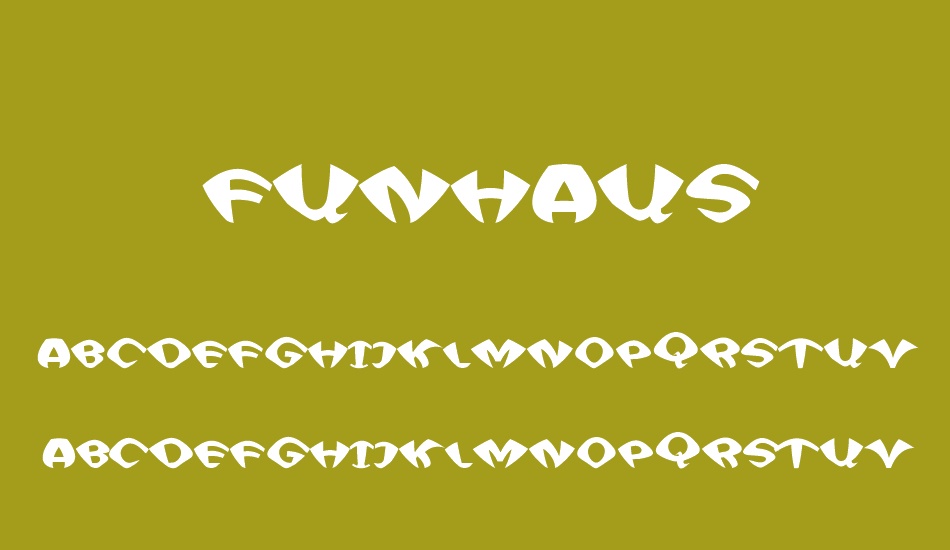 FunHaus font