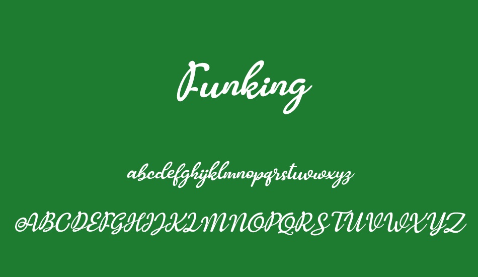Funking font