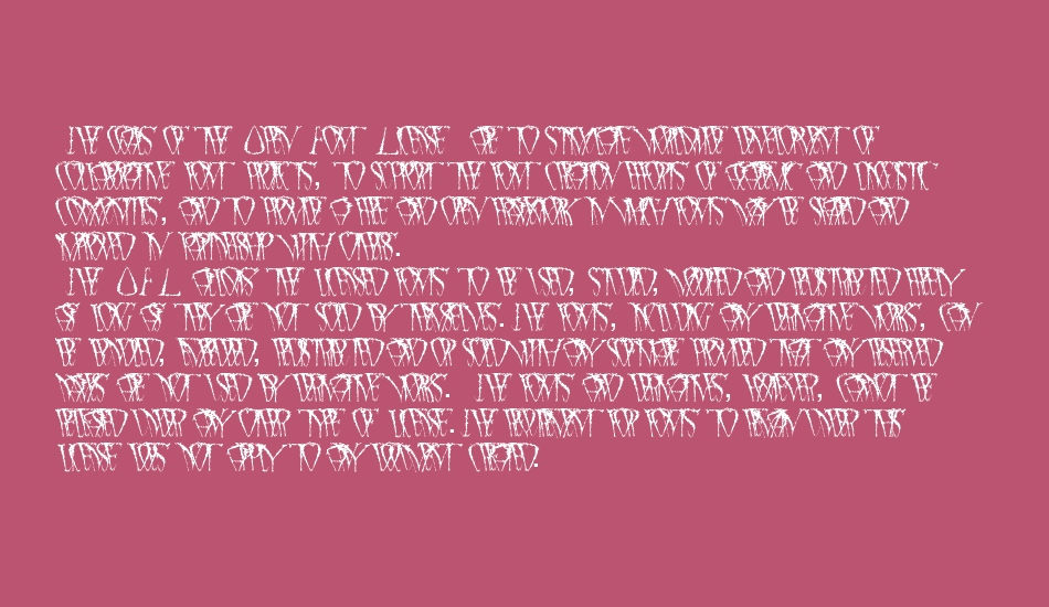 Funko Occelatus font 1