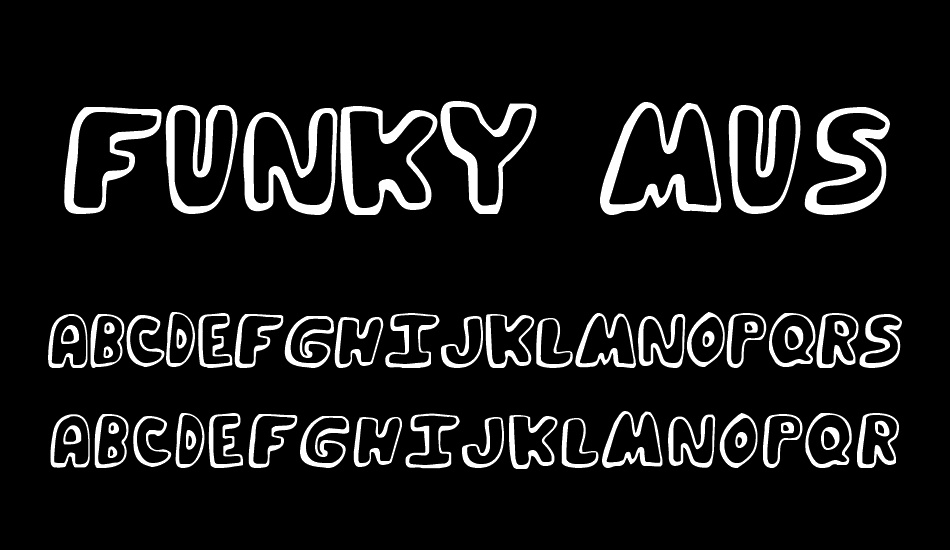 Funky Muskrat font