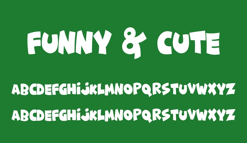 Funny & Cute font