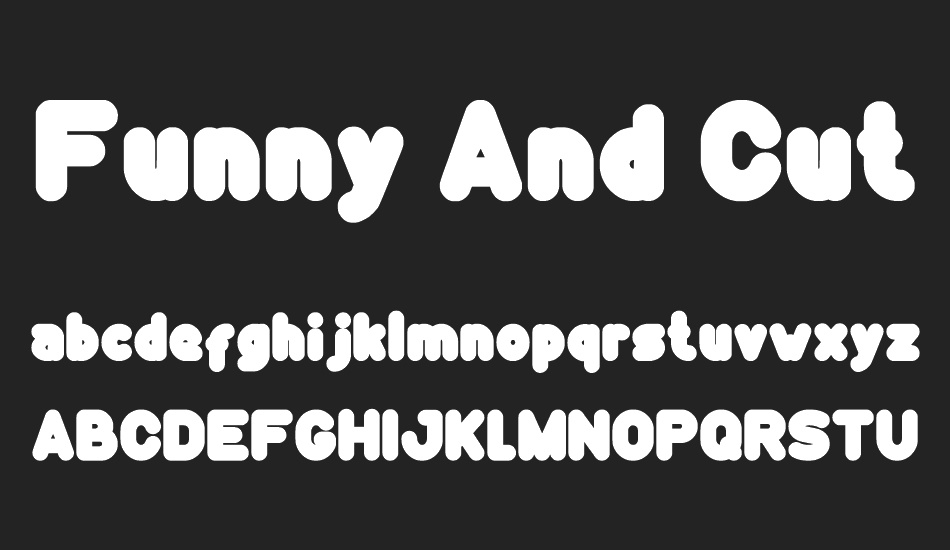 Funny And Cute font