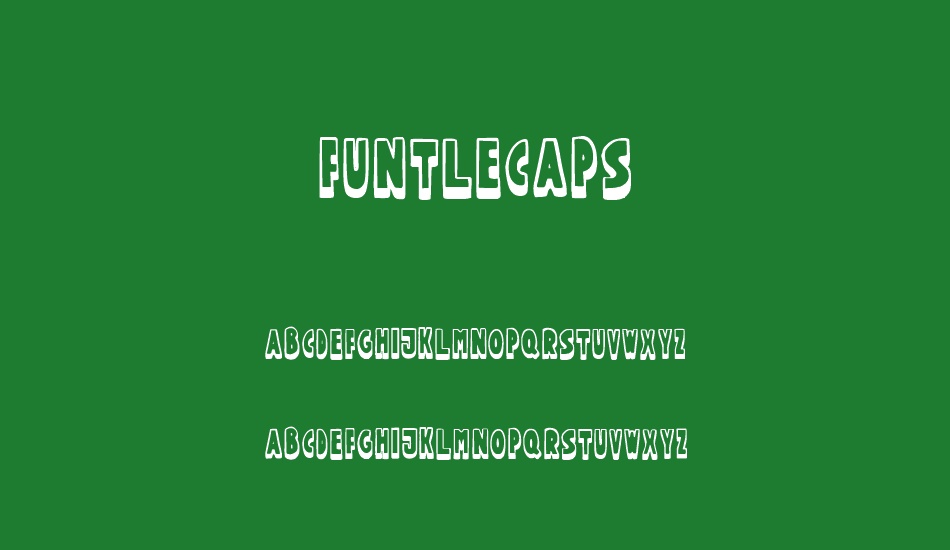 FuntleCaps font