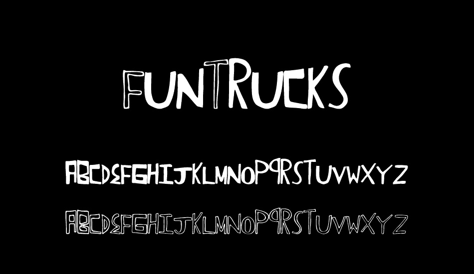 FunTrucks font