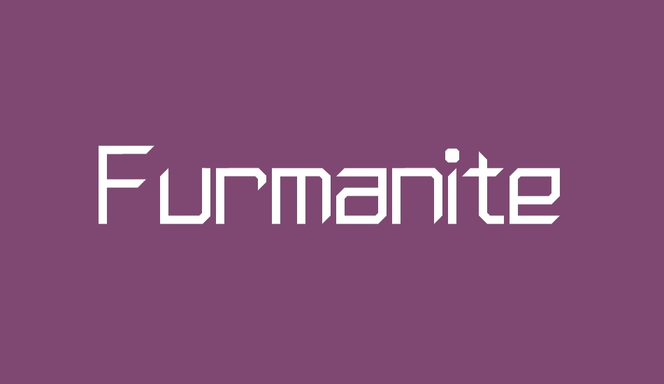 Furmanite font big