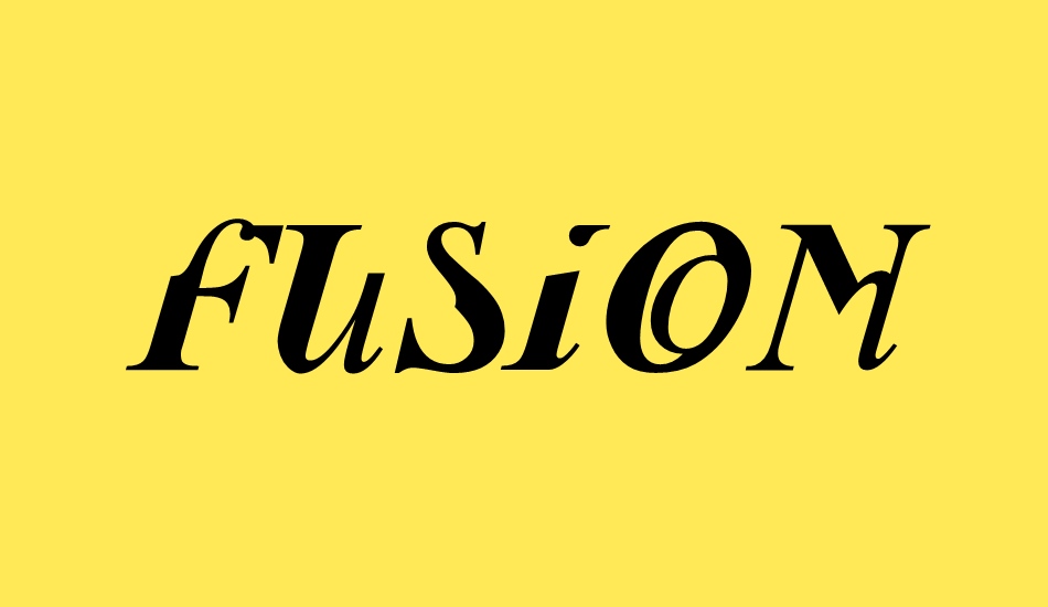 Fusion font big