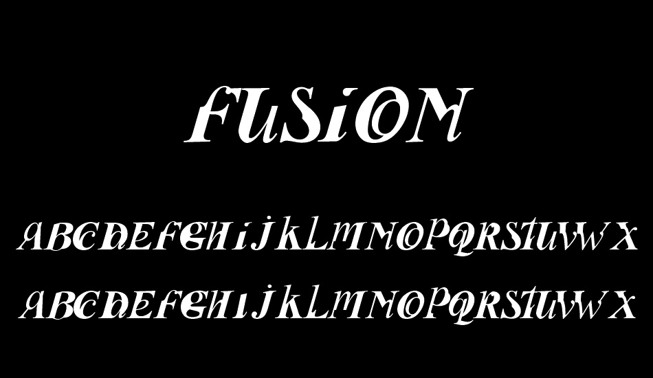 Fusion font