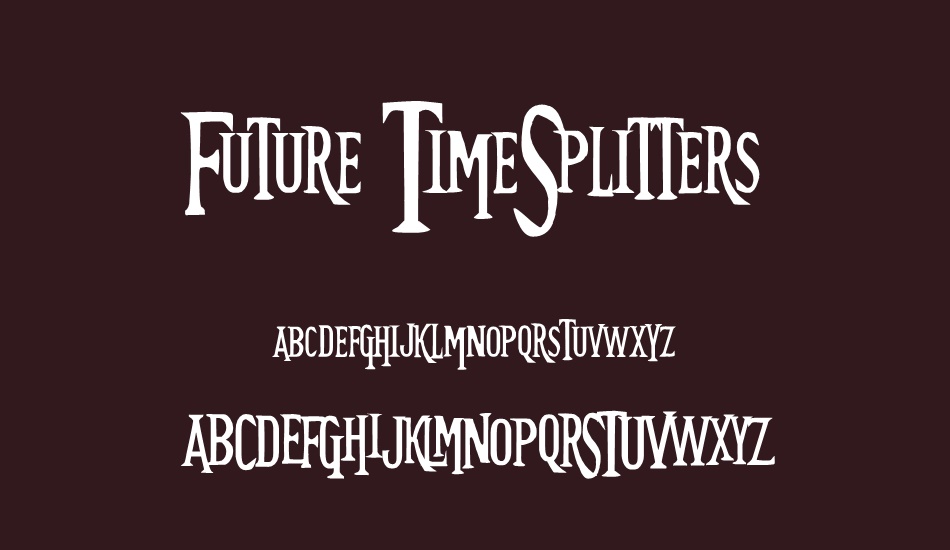 Future TimeSplitters font