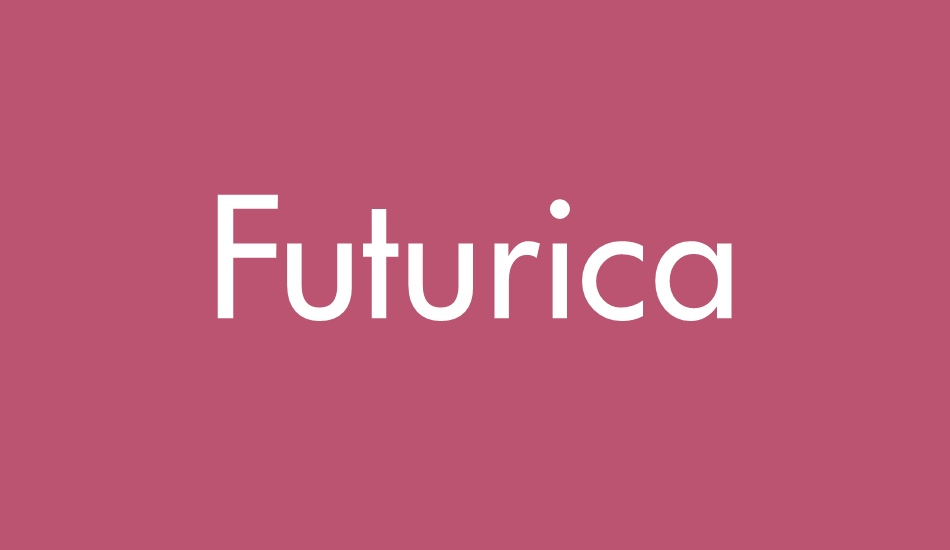 Futurica font big