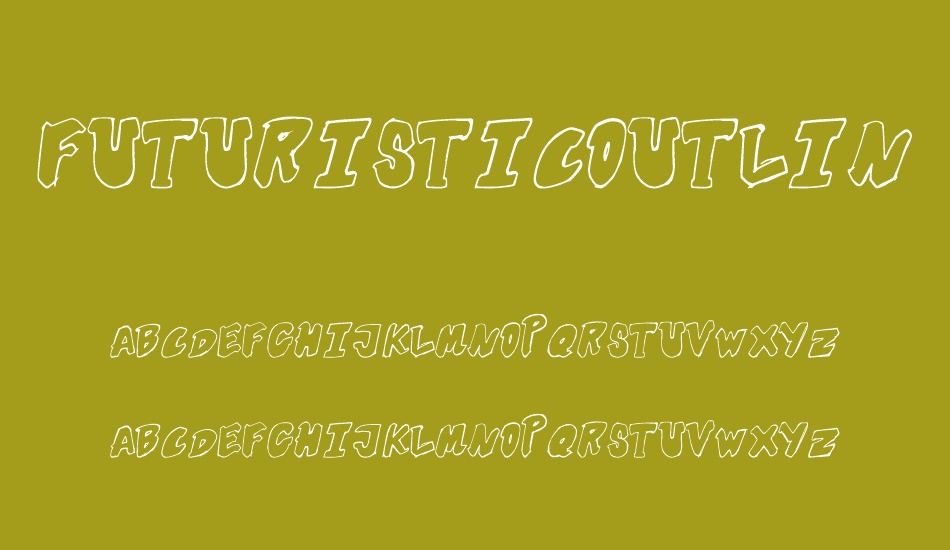 FuturisticOutline font