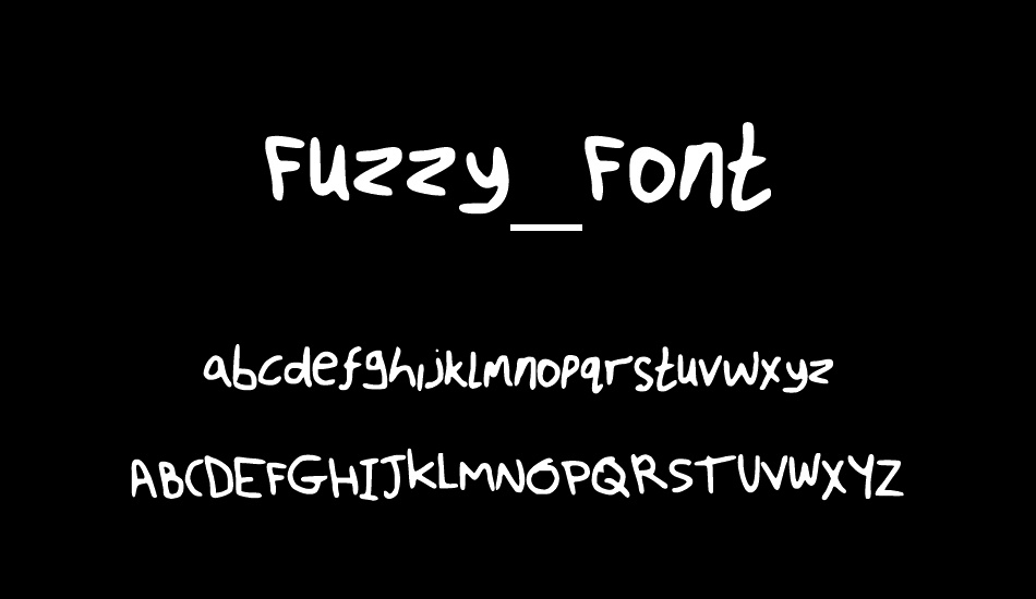 Fuzzy_Font font