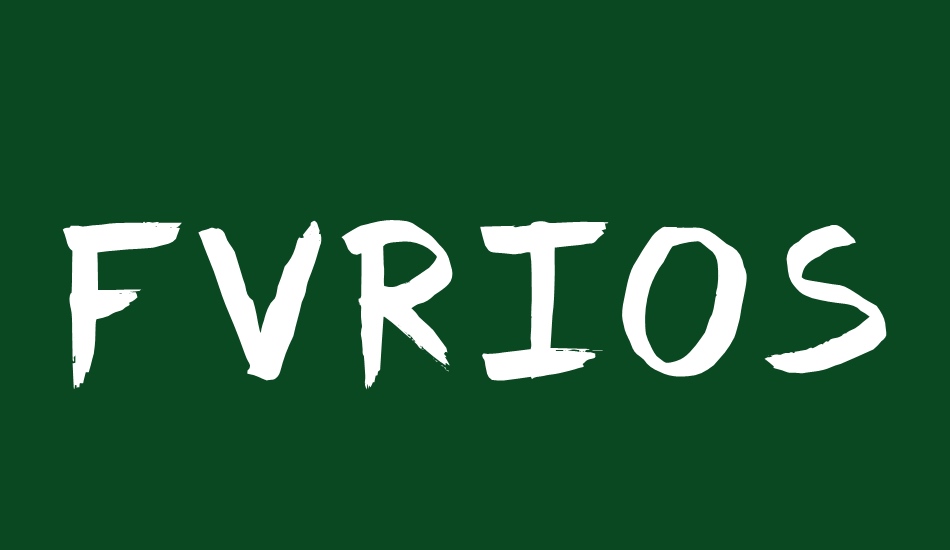 Fvriosa font big