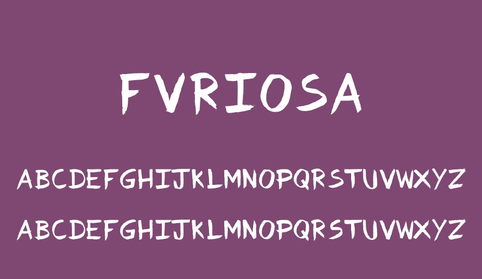 Fvriosa font