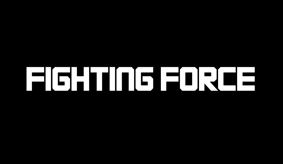 FIGHTING FORCE font big