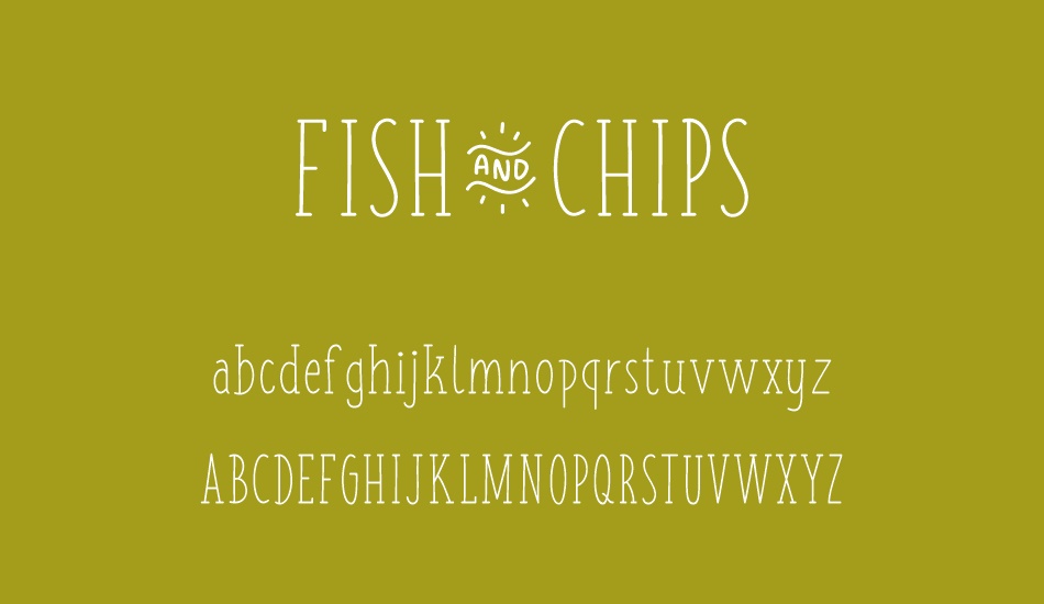 FISH&CHIPS font