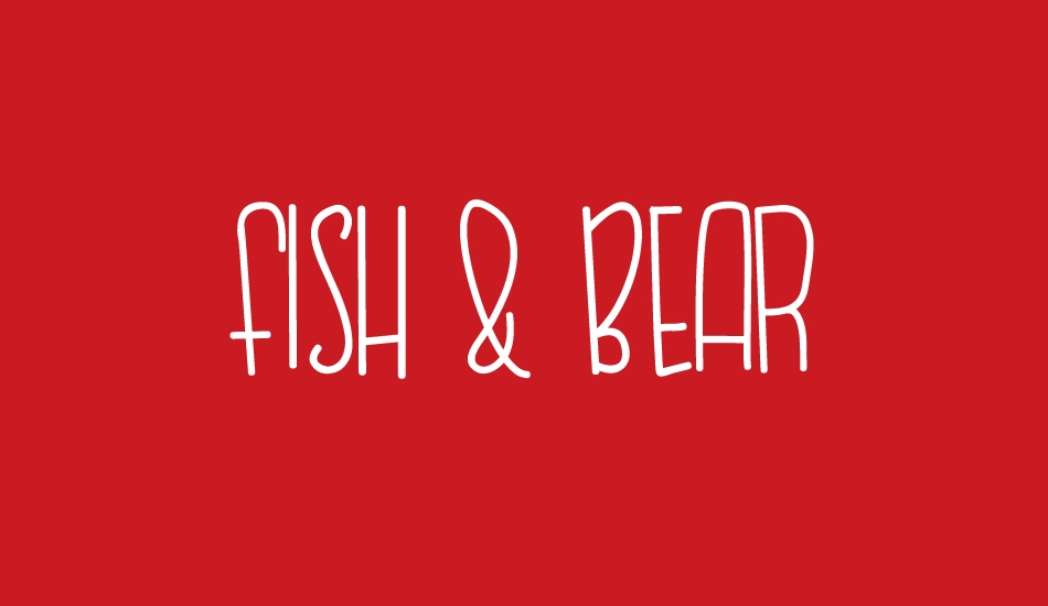 FISH & BEAR font big