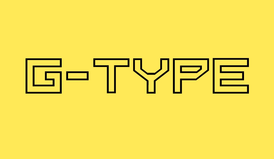 G-Type font big