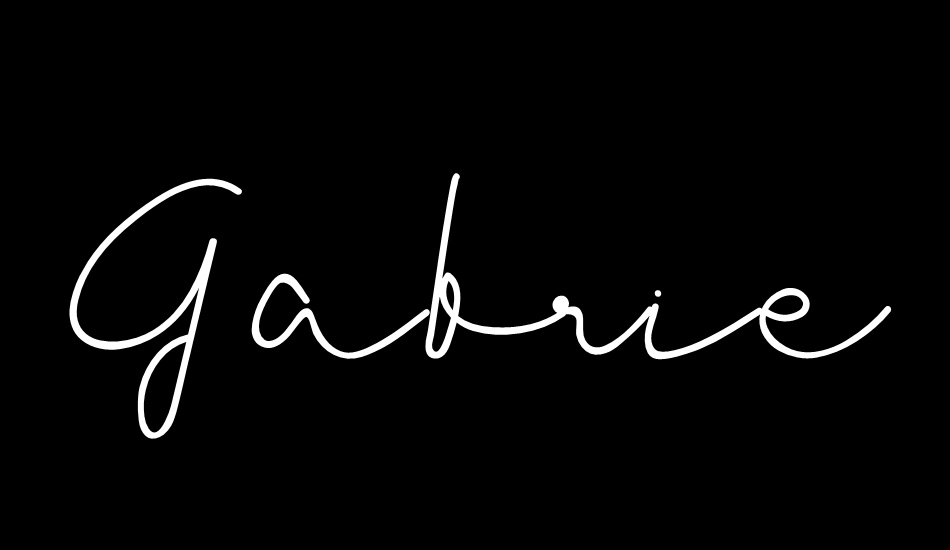 Gabriello font big