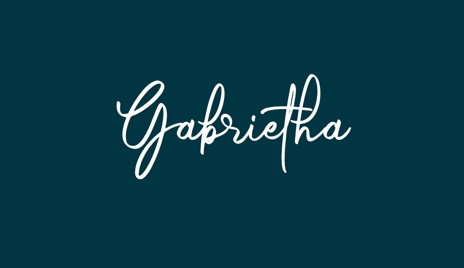 gabrietha-demo font big